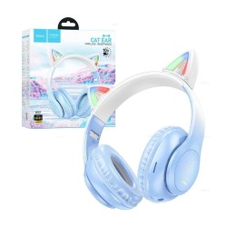 Hoco Cat Ear Wireless Headphones W42 Cyrstal Blue Hoco Cat Ear Wireless Headphones W42 Cyrstal Blue